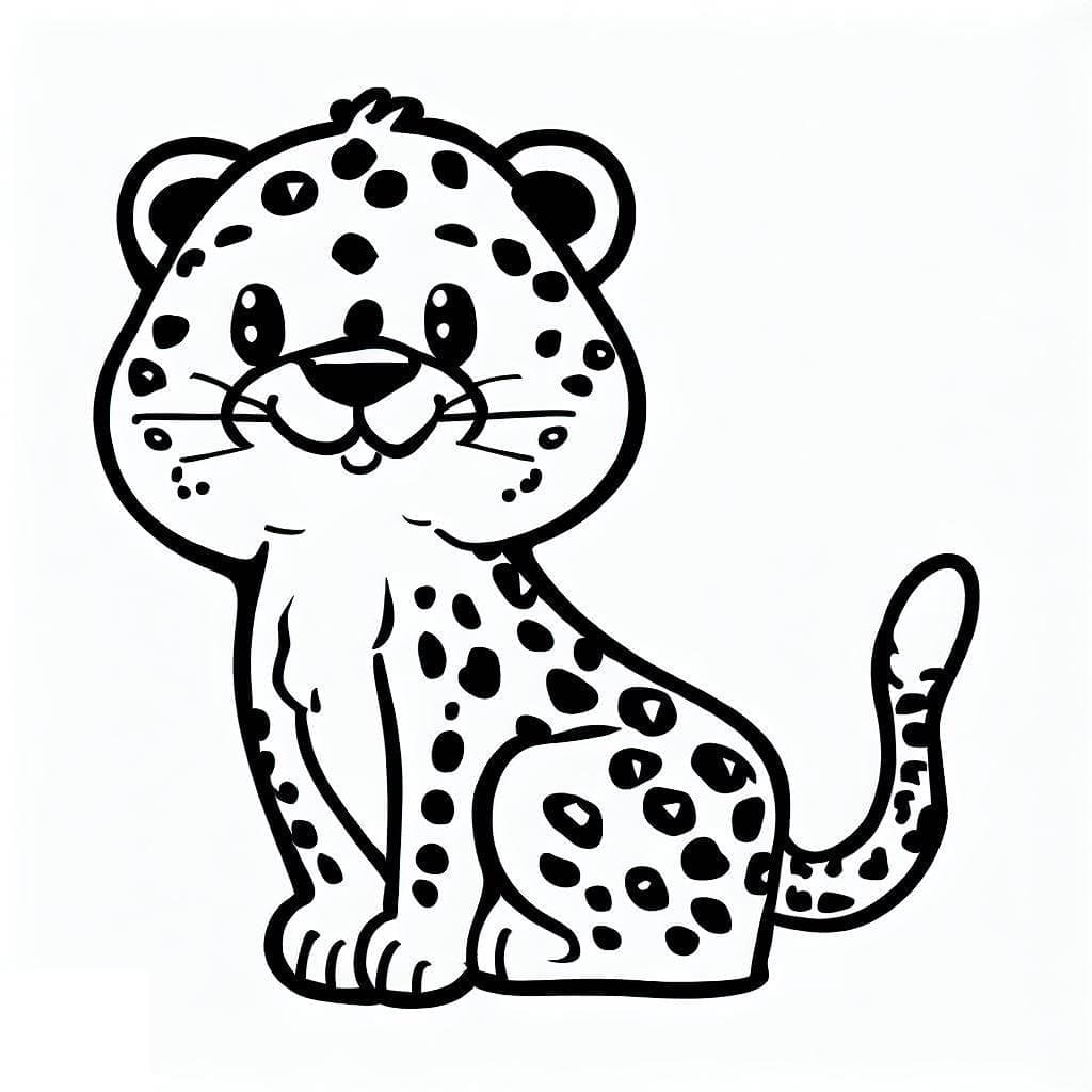 Lächelnder Gepard