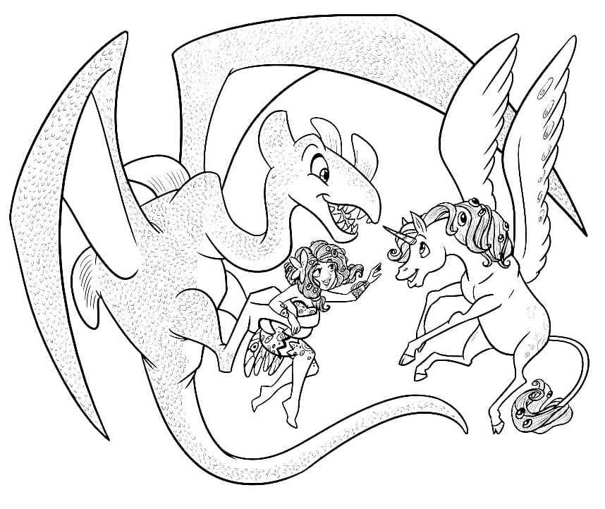 Mia and Me zum Ausdrucken