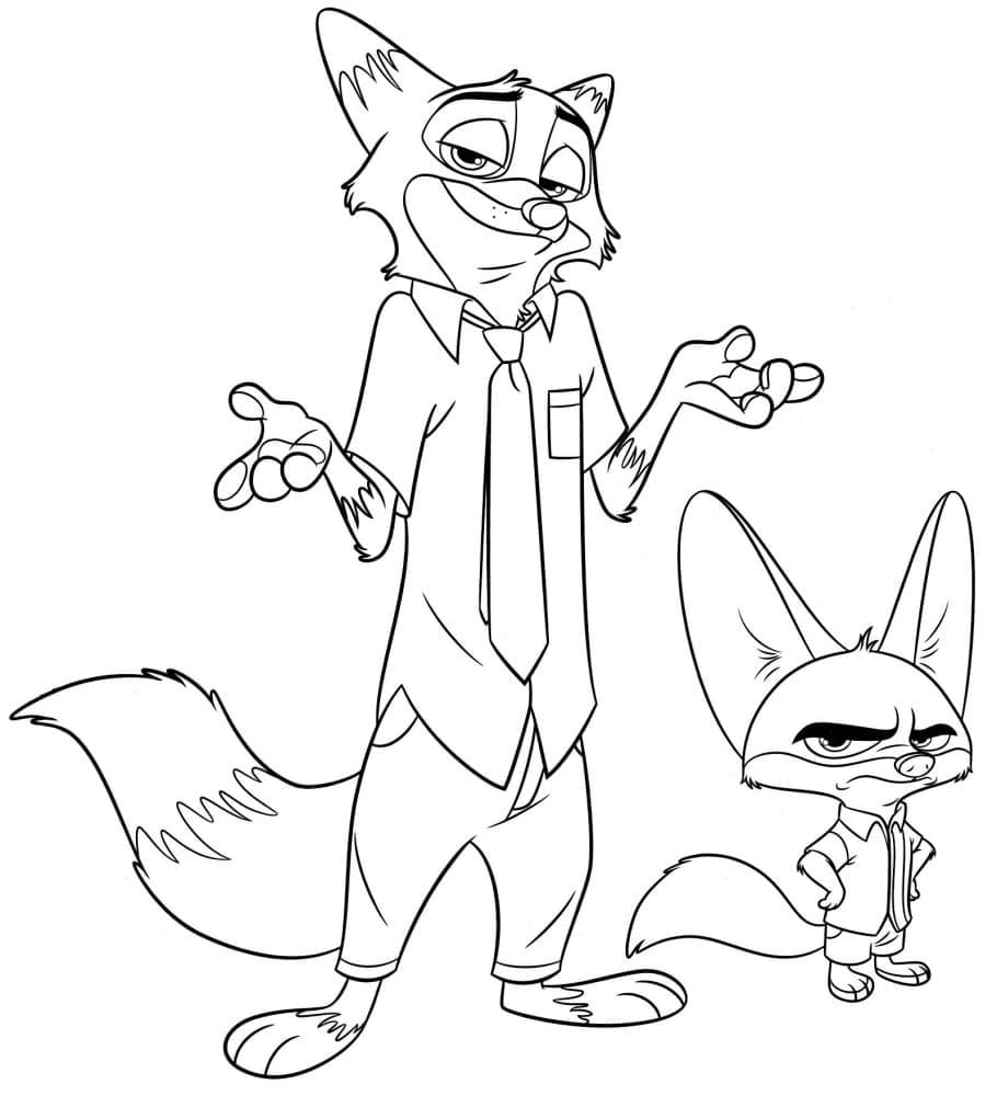Nick Wilde und Finnick