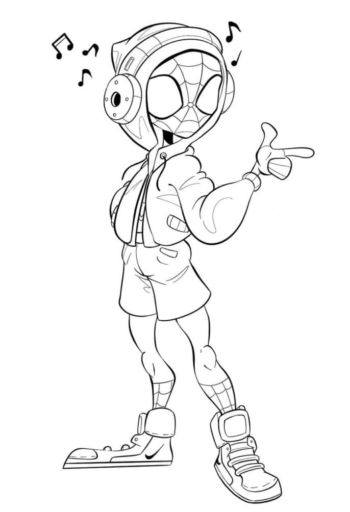 Niedlicher Spider-Man Miles Morales