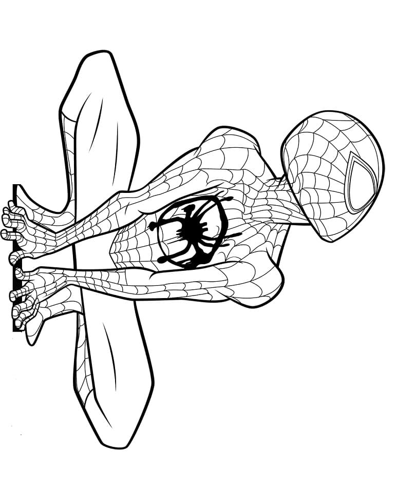 Spider-Man Miles Morales zum Ausdrucken