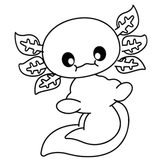 Süßer Axolotl