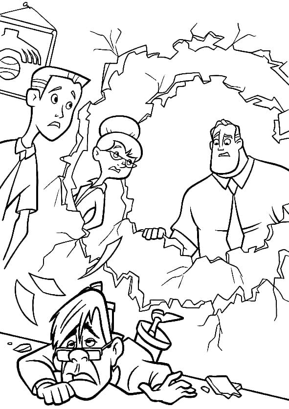 Die Unglaublichen kostenlos zum Ausdrucken