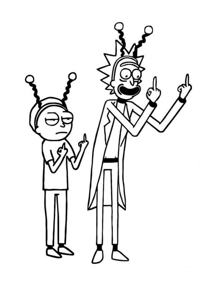 Lustiger Rick und Morty