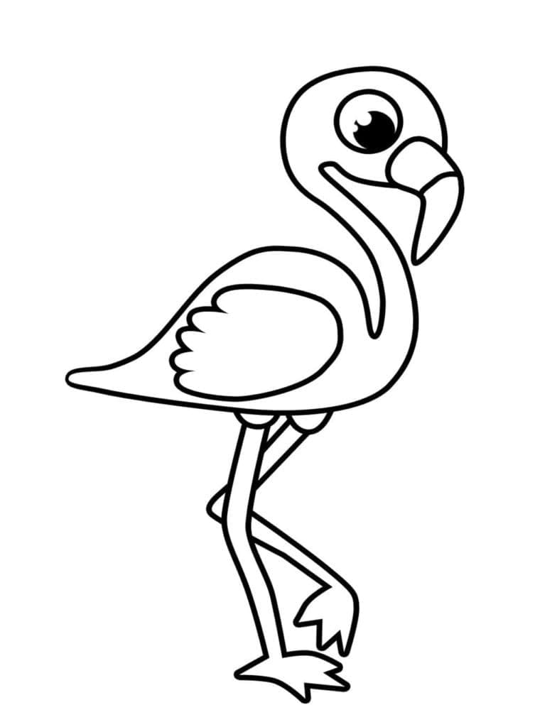 Süßer Flamingo