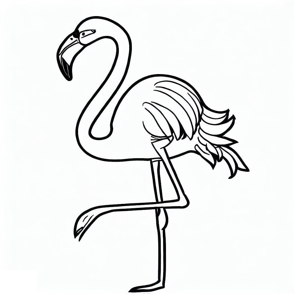 Flamingo Ausmalbilder | Malvorlagen Flamingo zum ausdrucken