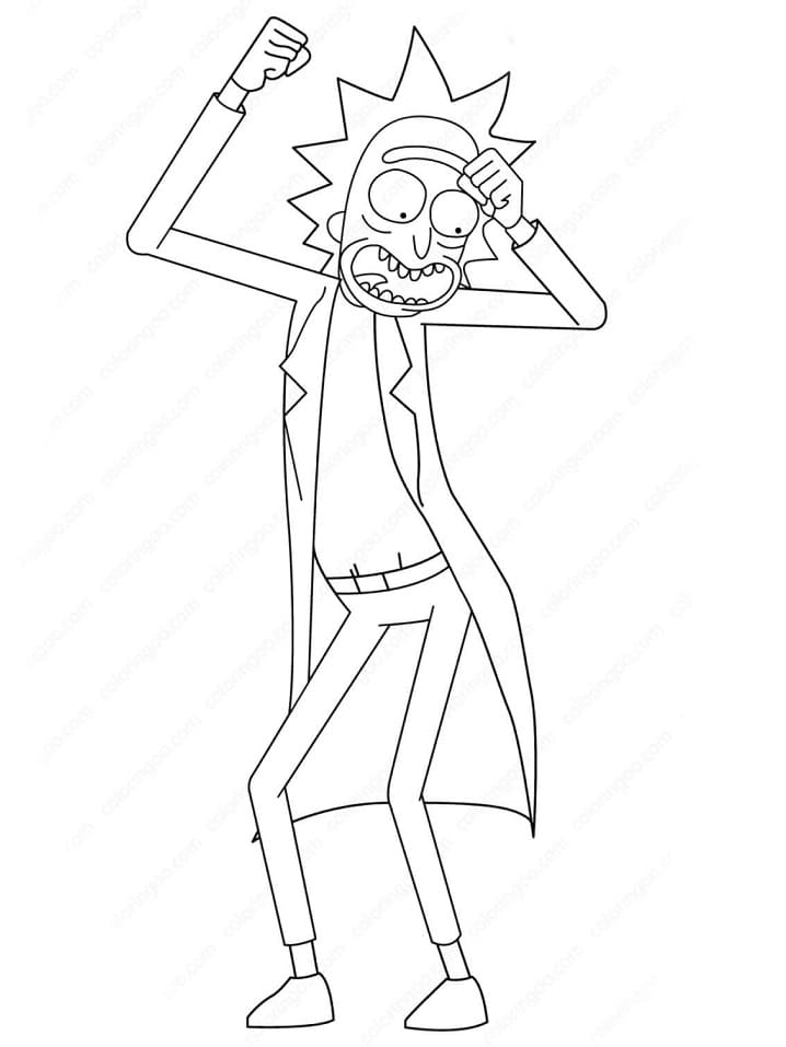 Tanzender Rick Sanchez