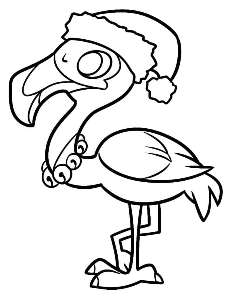 Weihnachtsflamingo