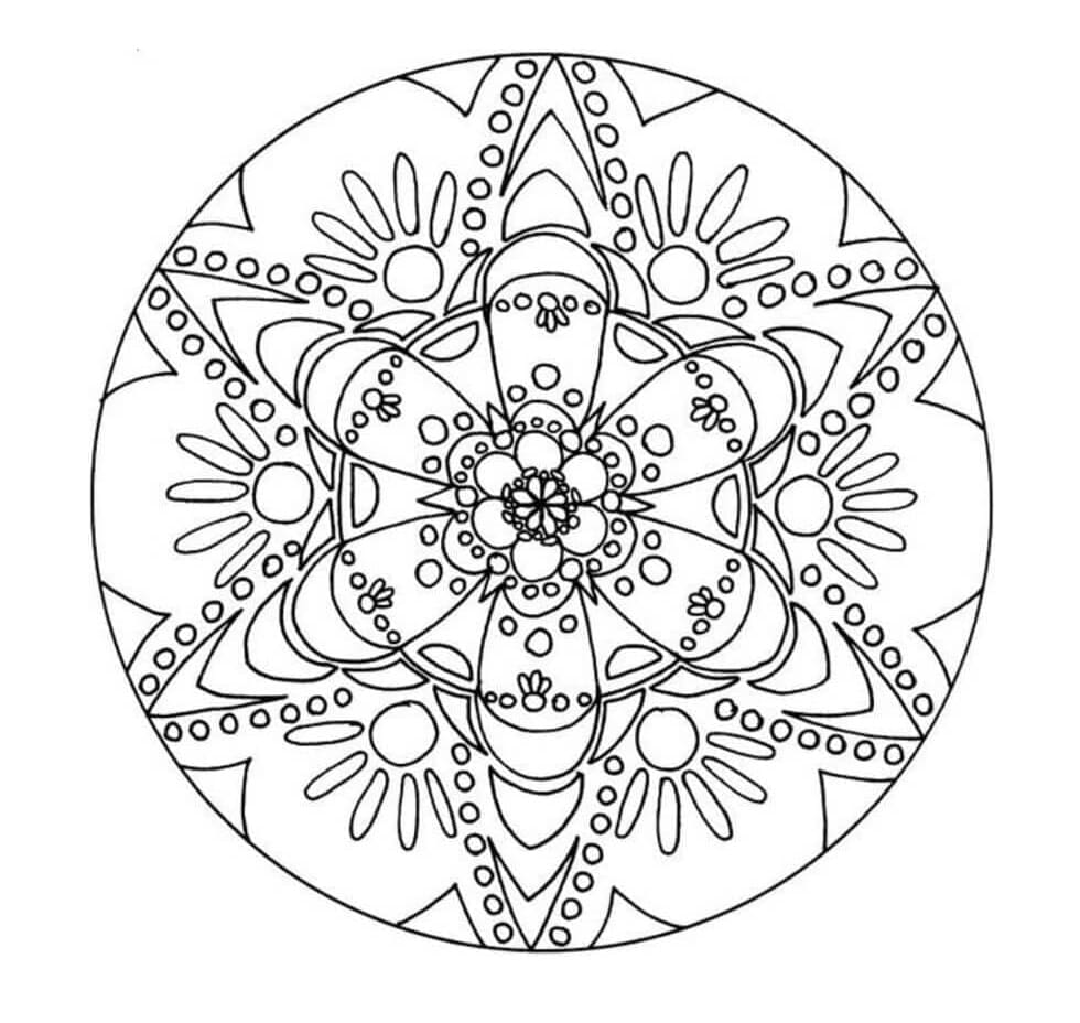 Erstaunliches Abstrakte Mandala