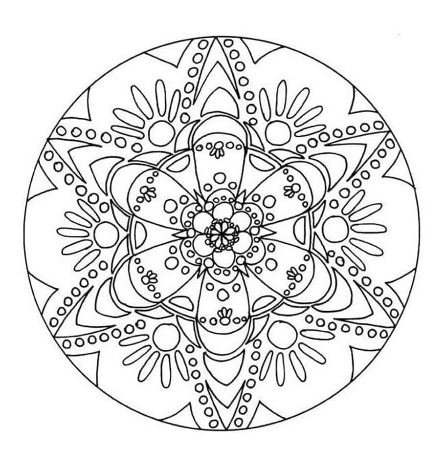 Perfektes Abstrakte Mandala
