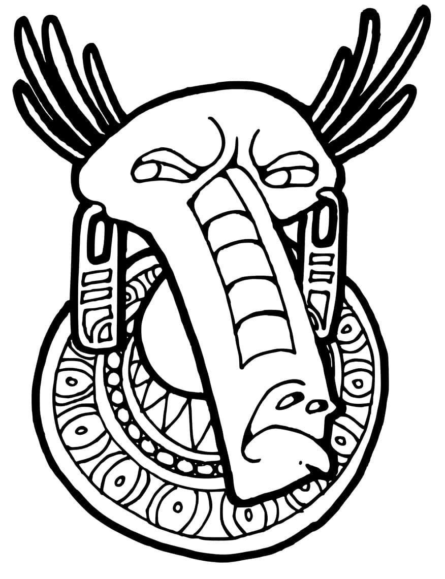 Afrikanische Masken Tier