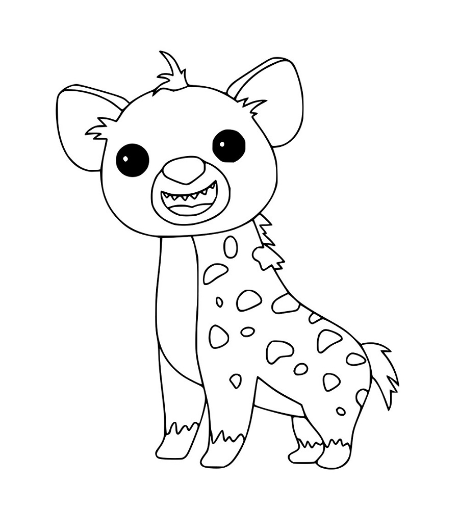 Baby Gefleckte Hyäne