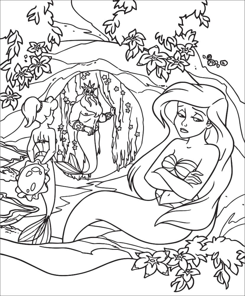 Bild drucken Arielle ist traurig