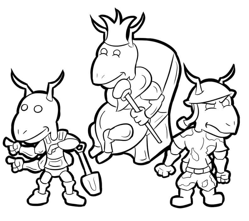 Cartoon Ameisen Arbeiter