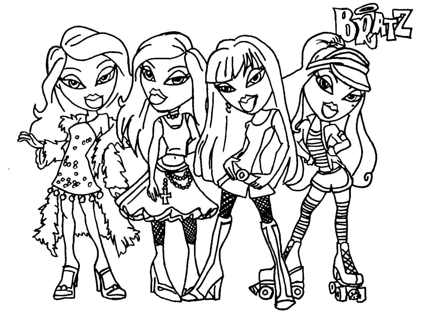 Druckbare Bratz Girls