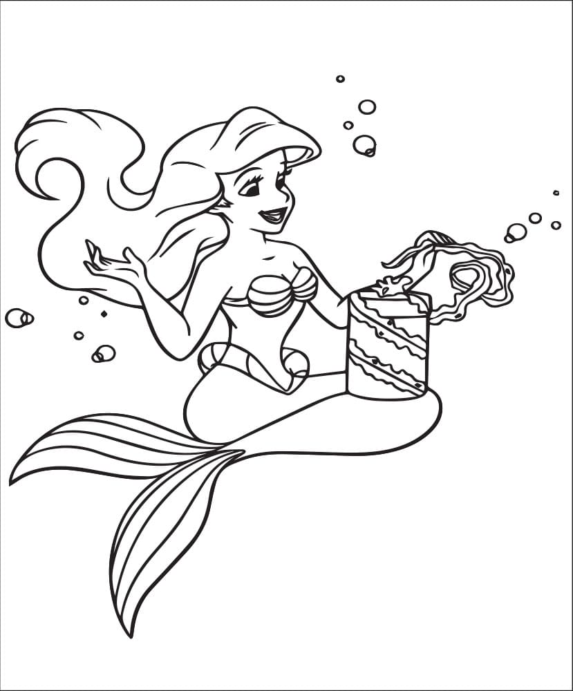 Arielle ausmalbilder