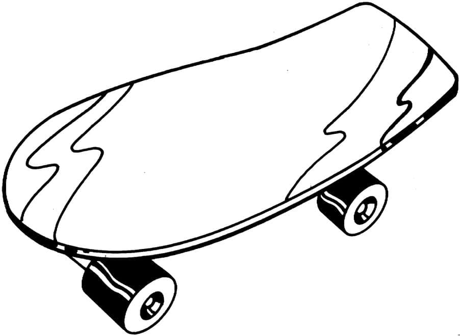 Ein Skateboard