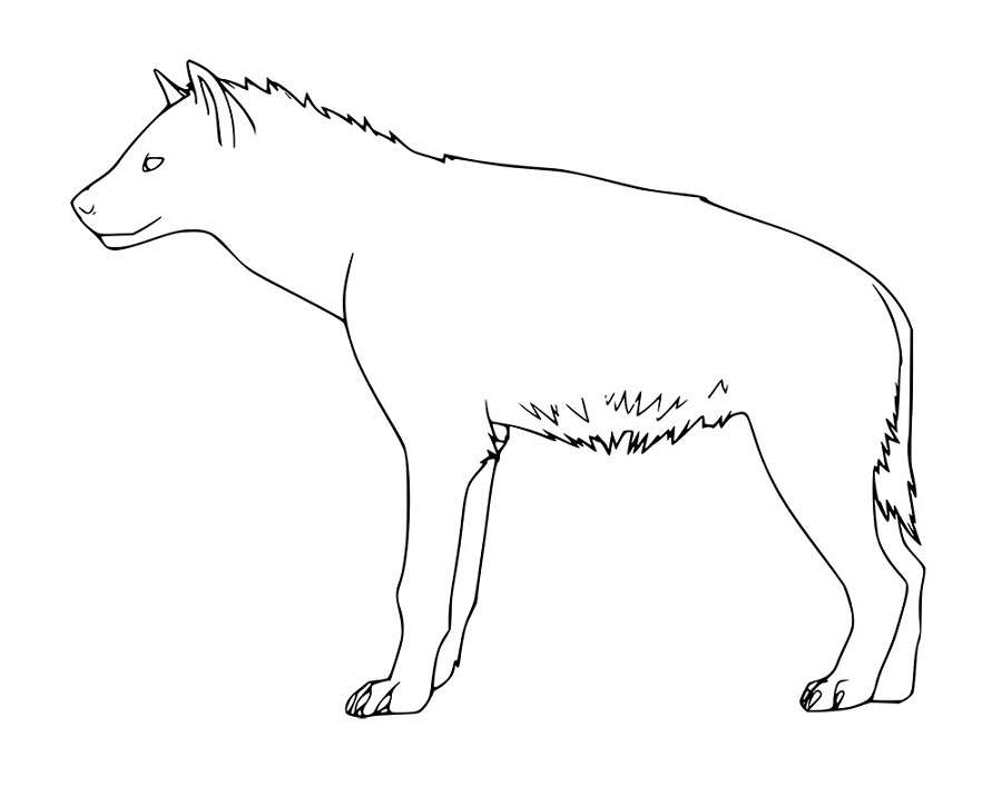 Einfache braune Hyänen