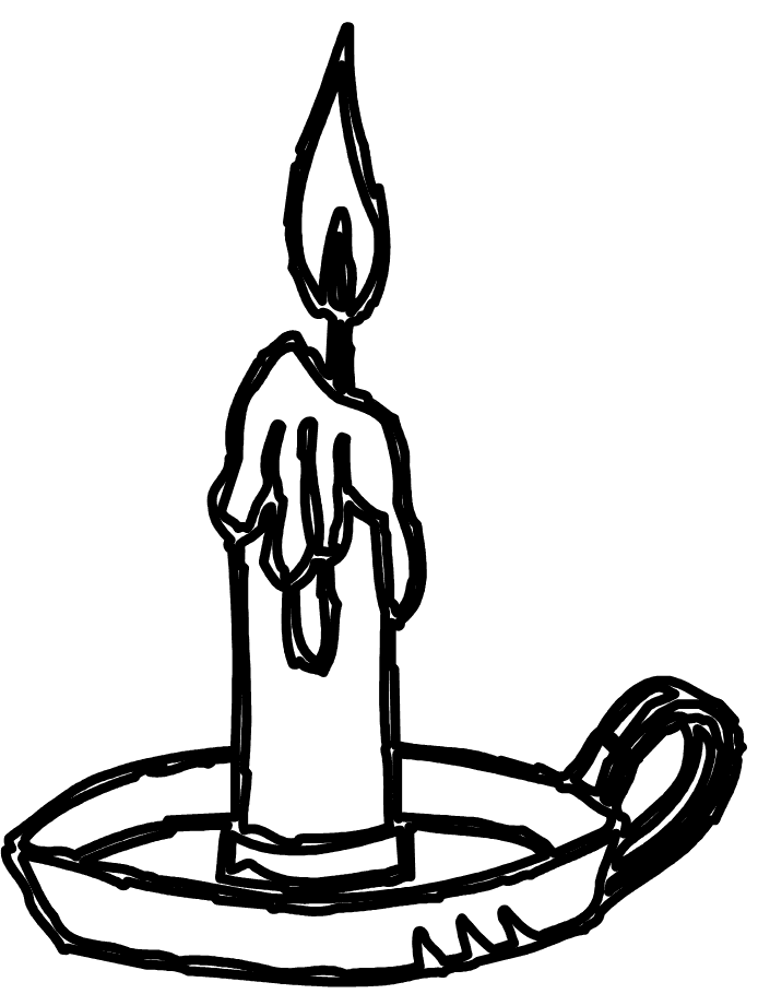 Feuer brennt auf Kerze vom Feuer