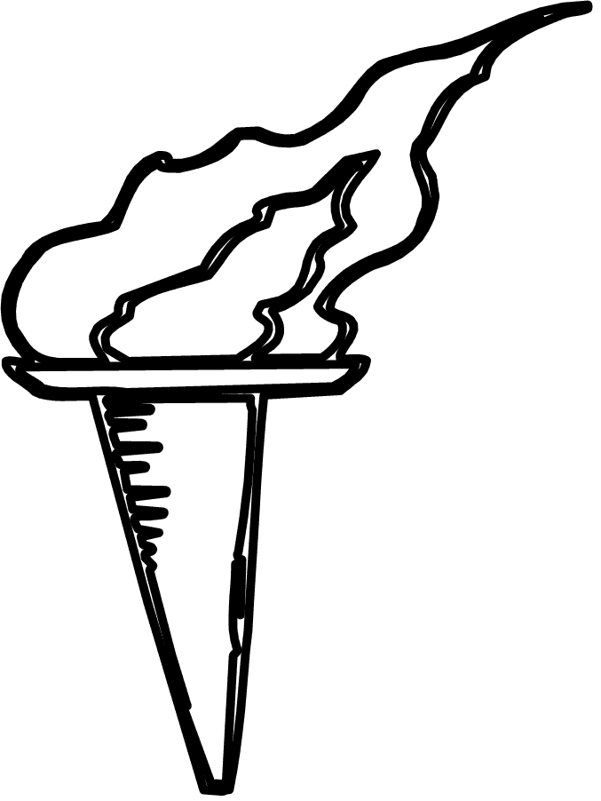 Feuer Fackel aus Feuer