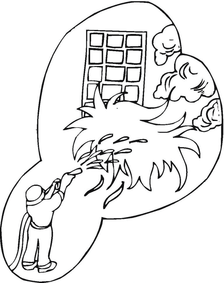 Feuerwehrmann von Feuer