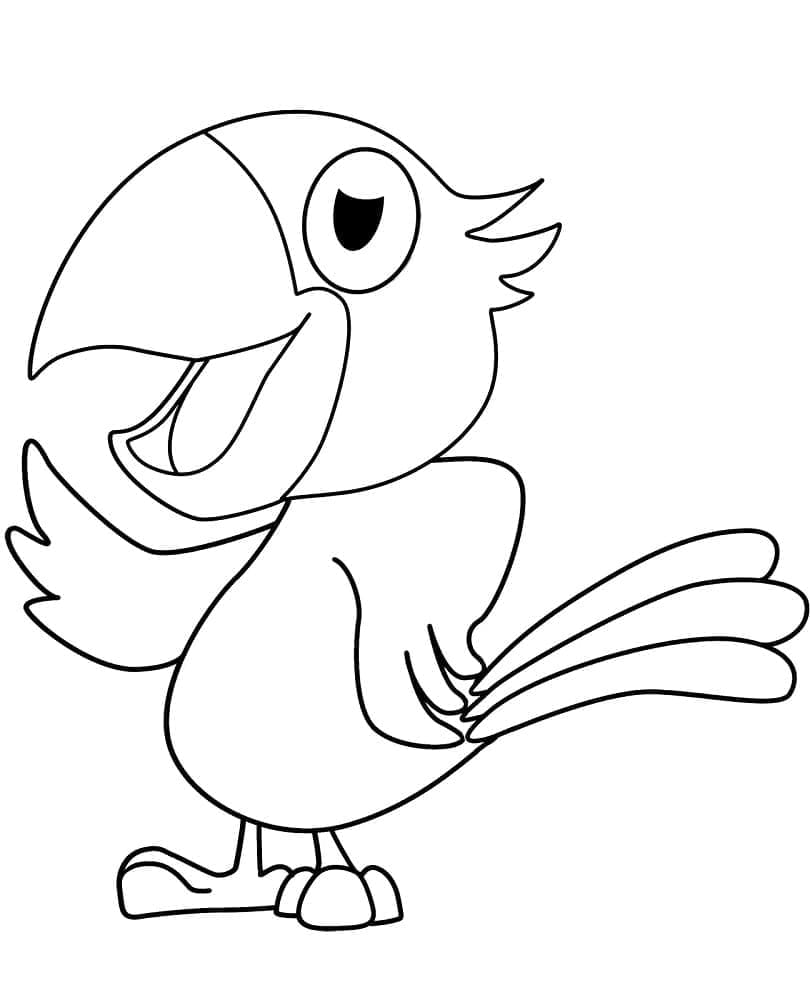 Freundlicher Papageien