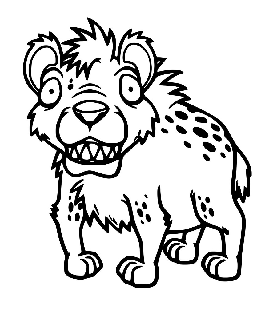 Gefleckte Hyänen zu Fuß