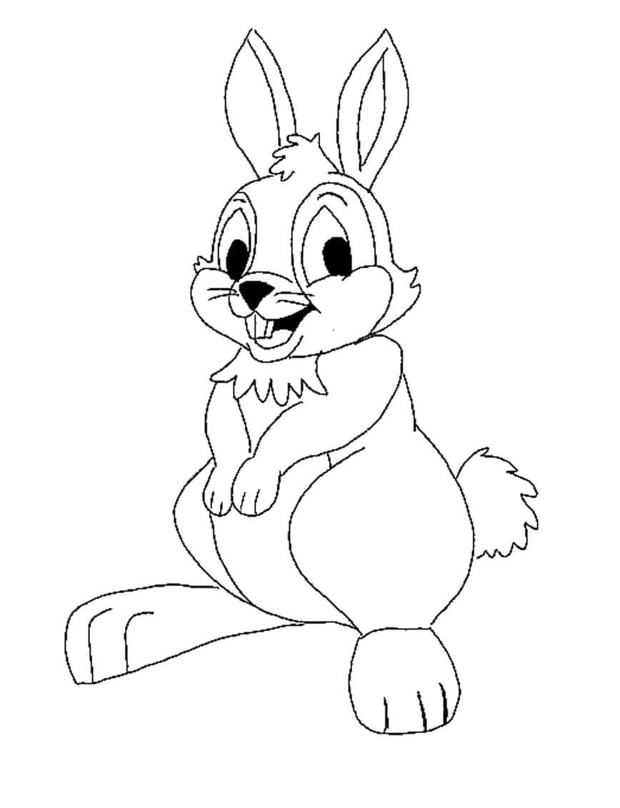 Glückliches Cartoon Kaninchen