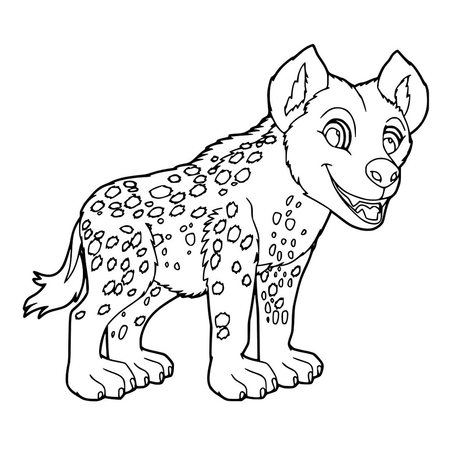 Junge Gefleckte Hyänen