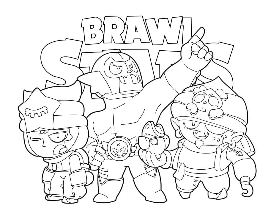 Brawl Stars ausmalbilder