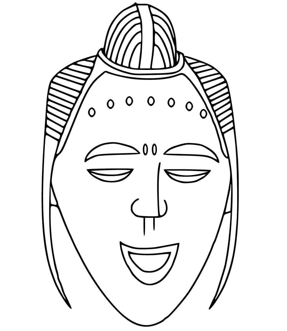 Kostenlose afrikanische Masken für Frauen