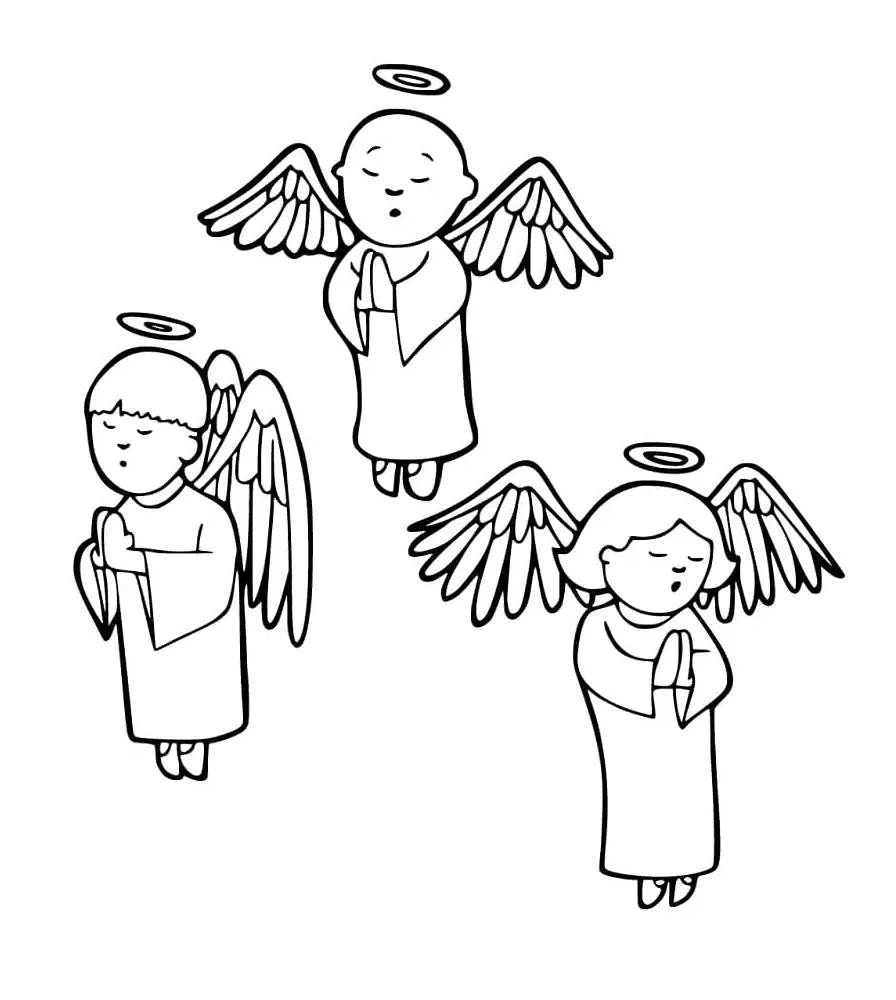 Kostenlose Weihnachtsengel