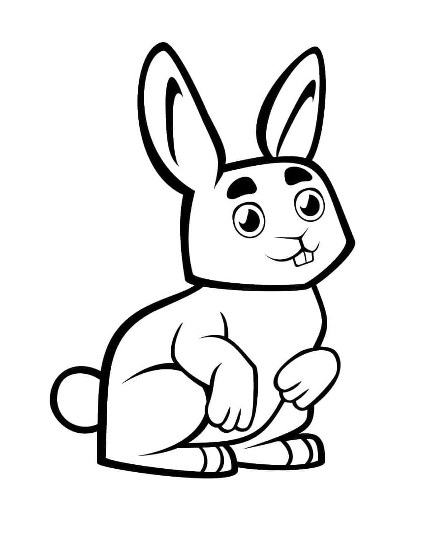 Kostenloses druckbares Kaninchen