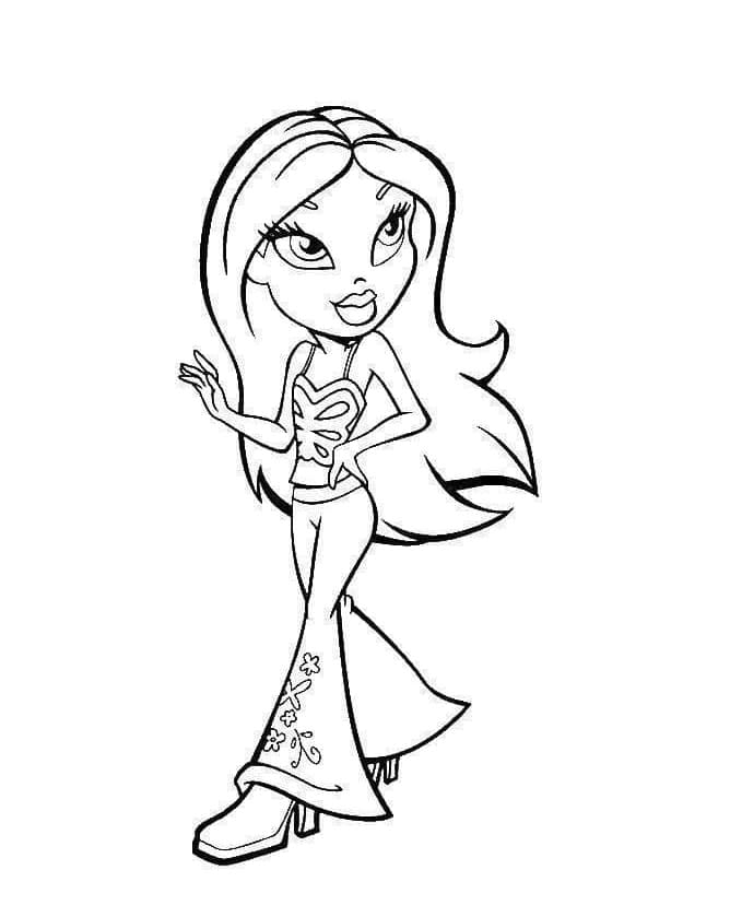 Lächelndes Bratz Mädchen