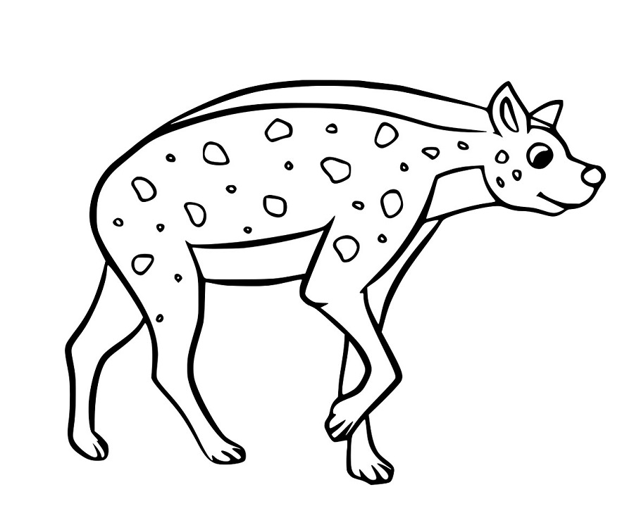 Laufende Gefleckte Hyänen