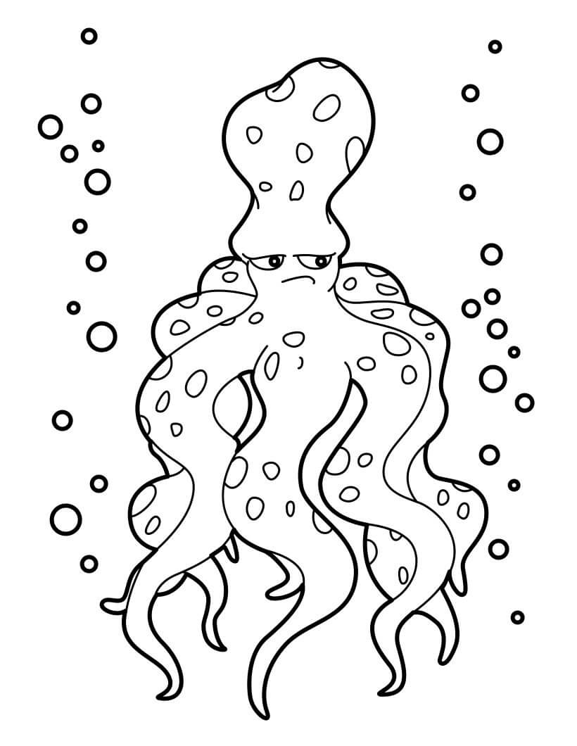 Netter Cartoon Oktopus