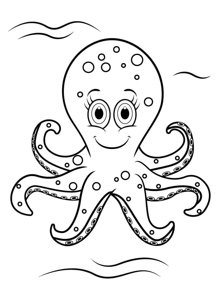 Oktopus freies Design