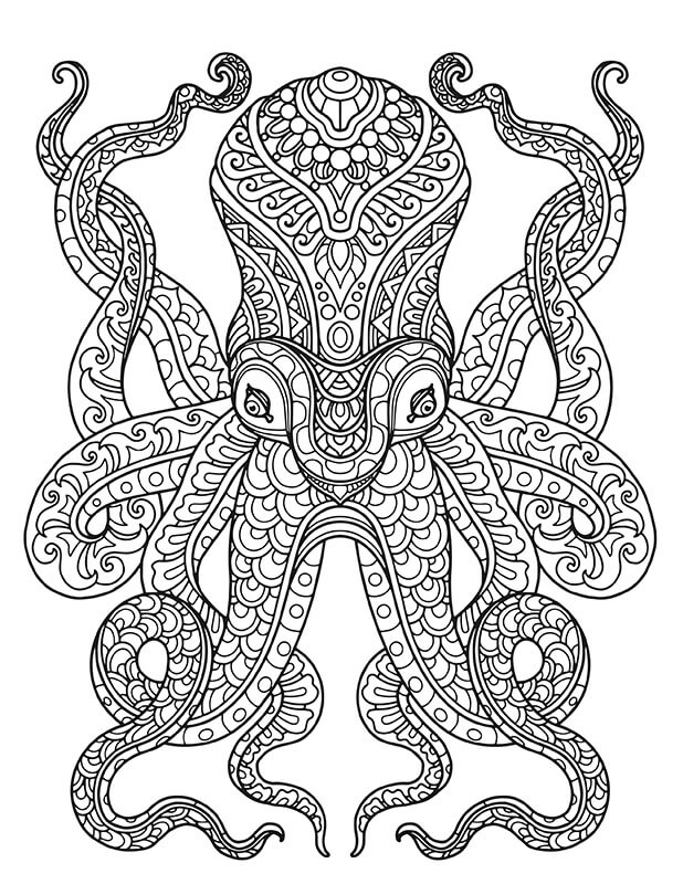 Oktopus Mandala