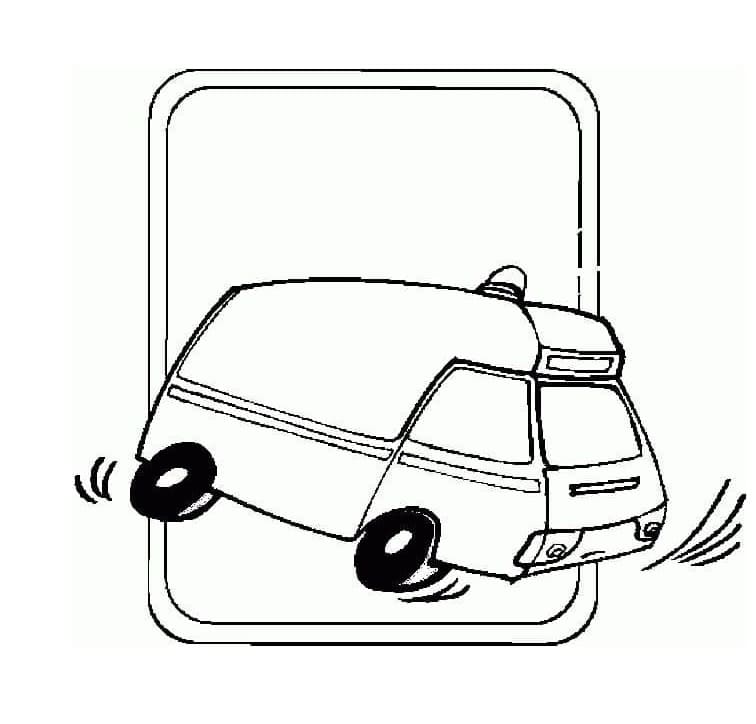 Rettungswagen Blatt gratis