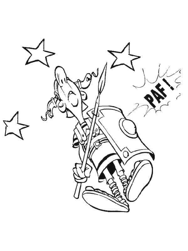 Ritter auf der Flucht