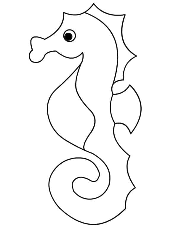 Sehr einfaches Seepferdchen