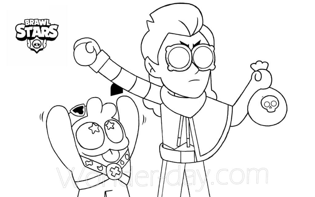 Squeak und Belle von Brawl Stars