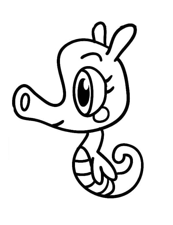 Süßes Seepferdchen