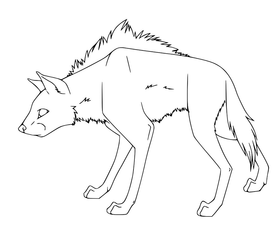 Wandernde Braune Hyänen