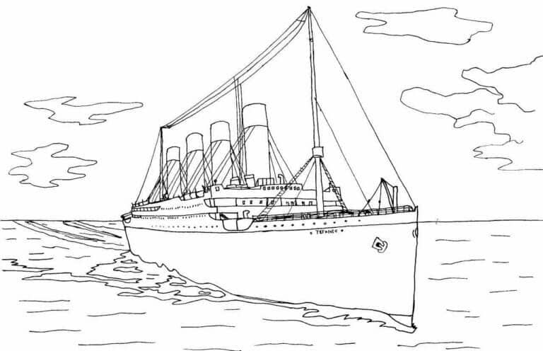 Auf in die Tiefen der Geschichte: Ausmalbilder Titanic - Eine Reise durch die Zeit