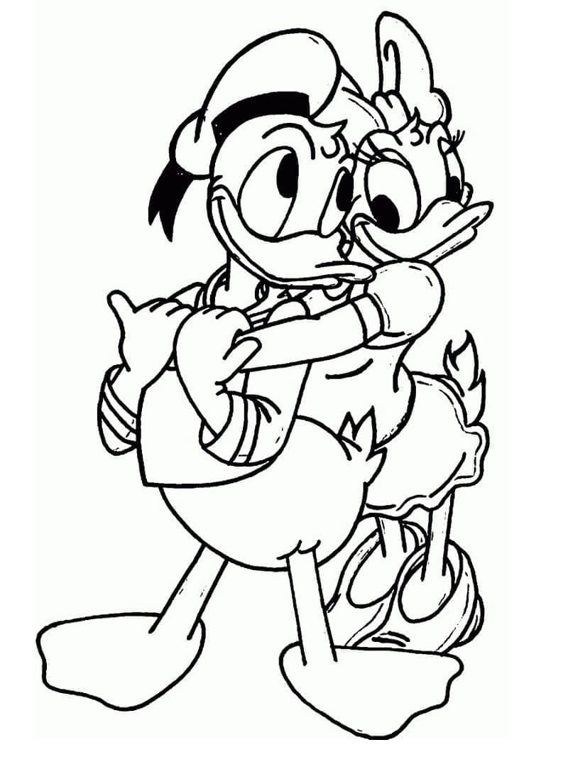 Donald Duck und Daisy Duck
