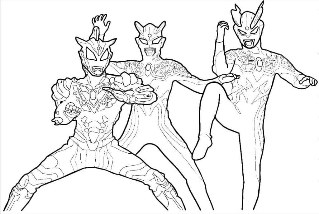 Drei Ultraman