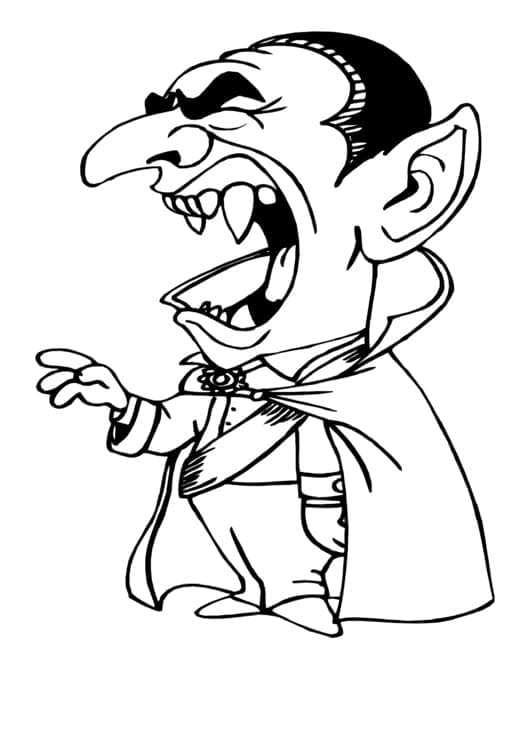 Einfacher lustiger Vampir