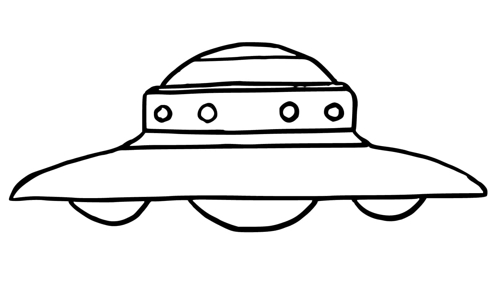 Einfaches UFO Bild