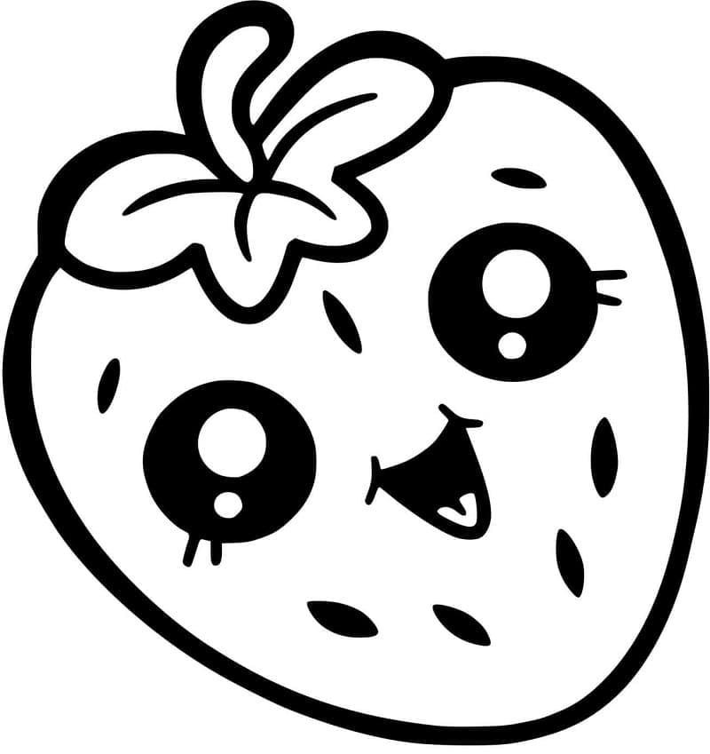 Erdbeer Essen Kawaii kostenlos